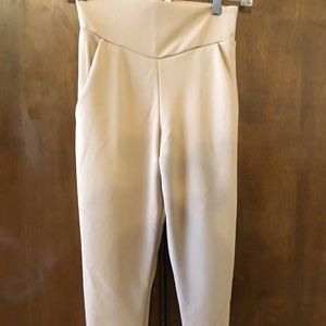 Beige Work Pants